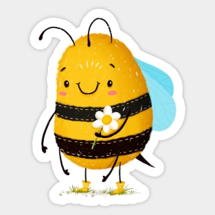 Cute Bee Sticker